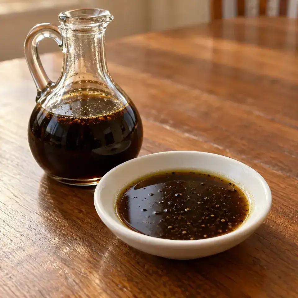 Balsamic Vinegar Dressing — serving inspiration