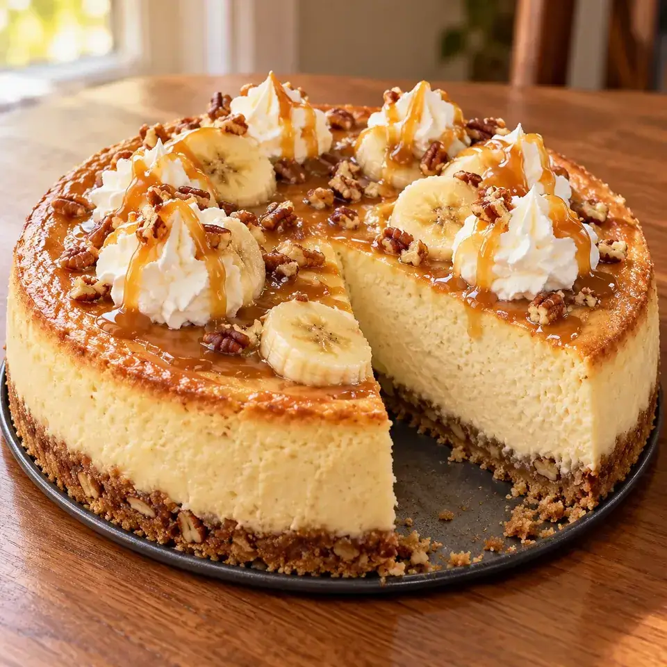 Banana Cheesecake — serving inspiration