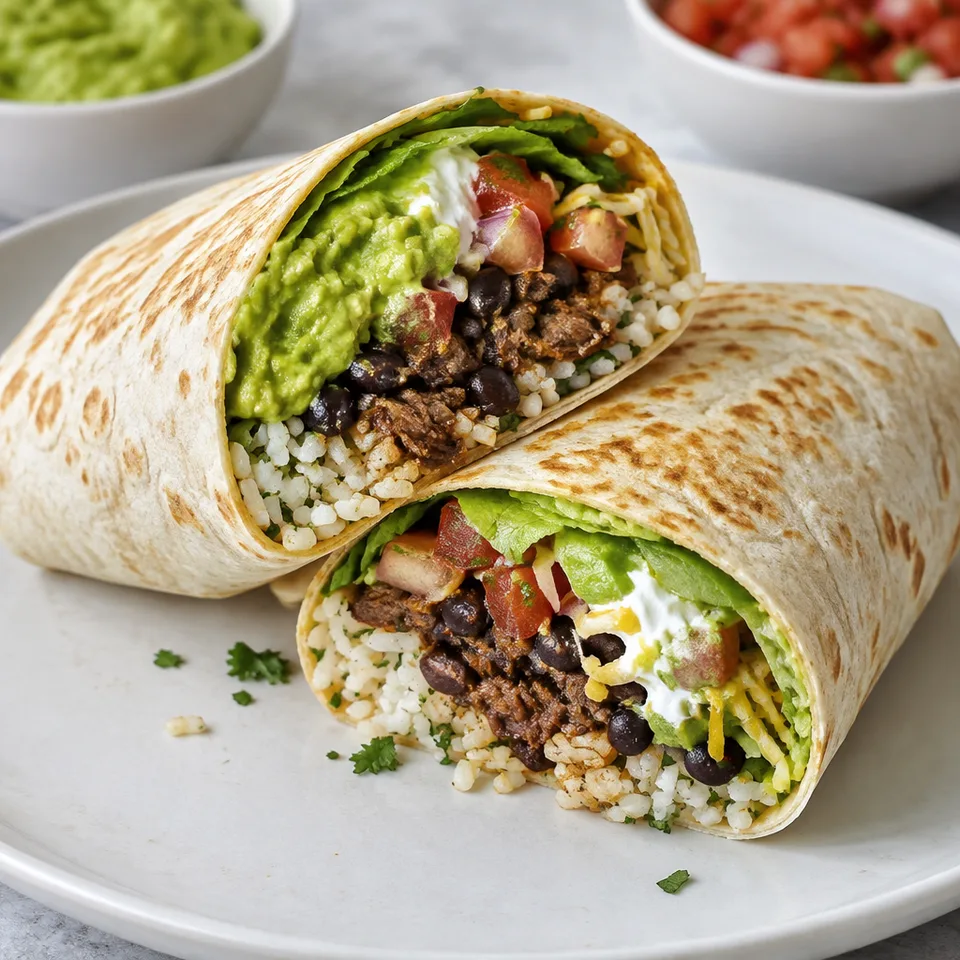 Barbacoa Burrito — serving inspiration