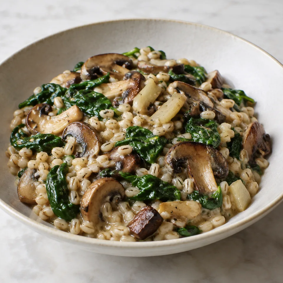 Barley Risotto — serving inspiration