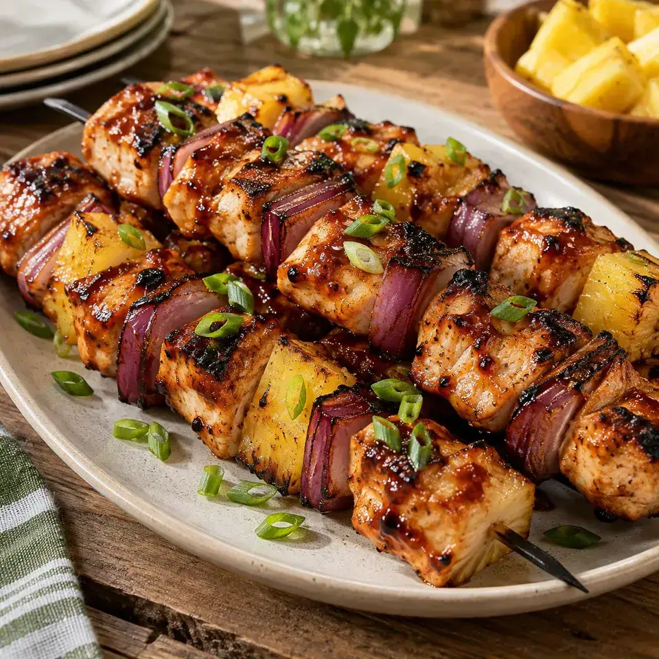 BBQ Chicken Kebabs — serving inspiration