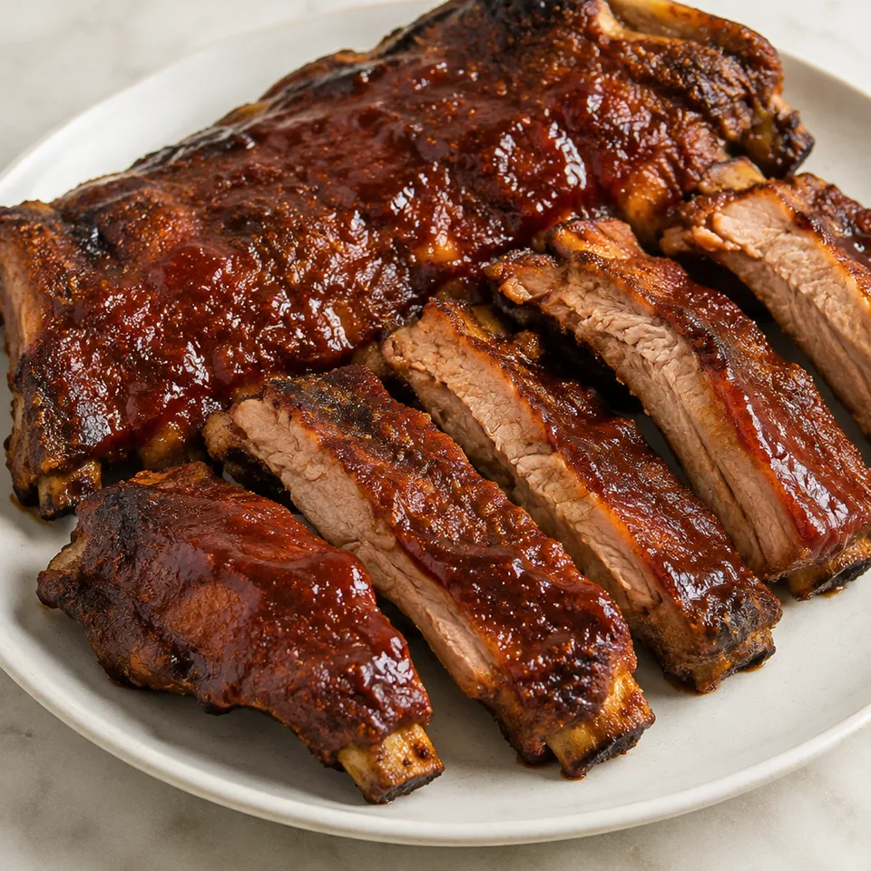 BBQ Instant Pot Ribs — serving inspiration