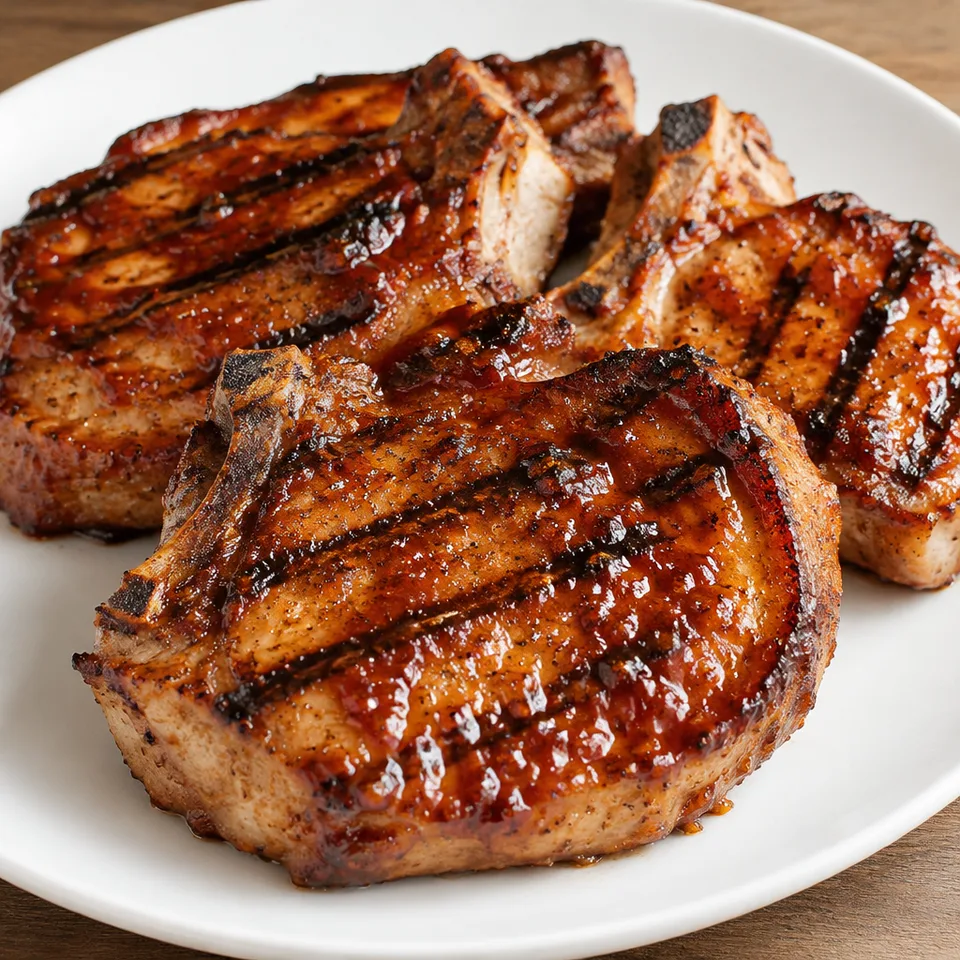 BBQ Pork Chops — serving inspiration