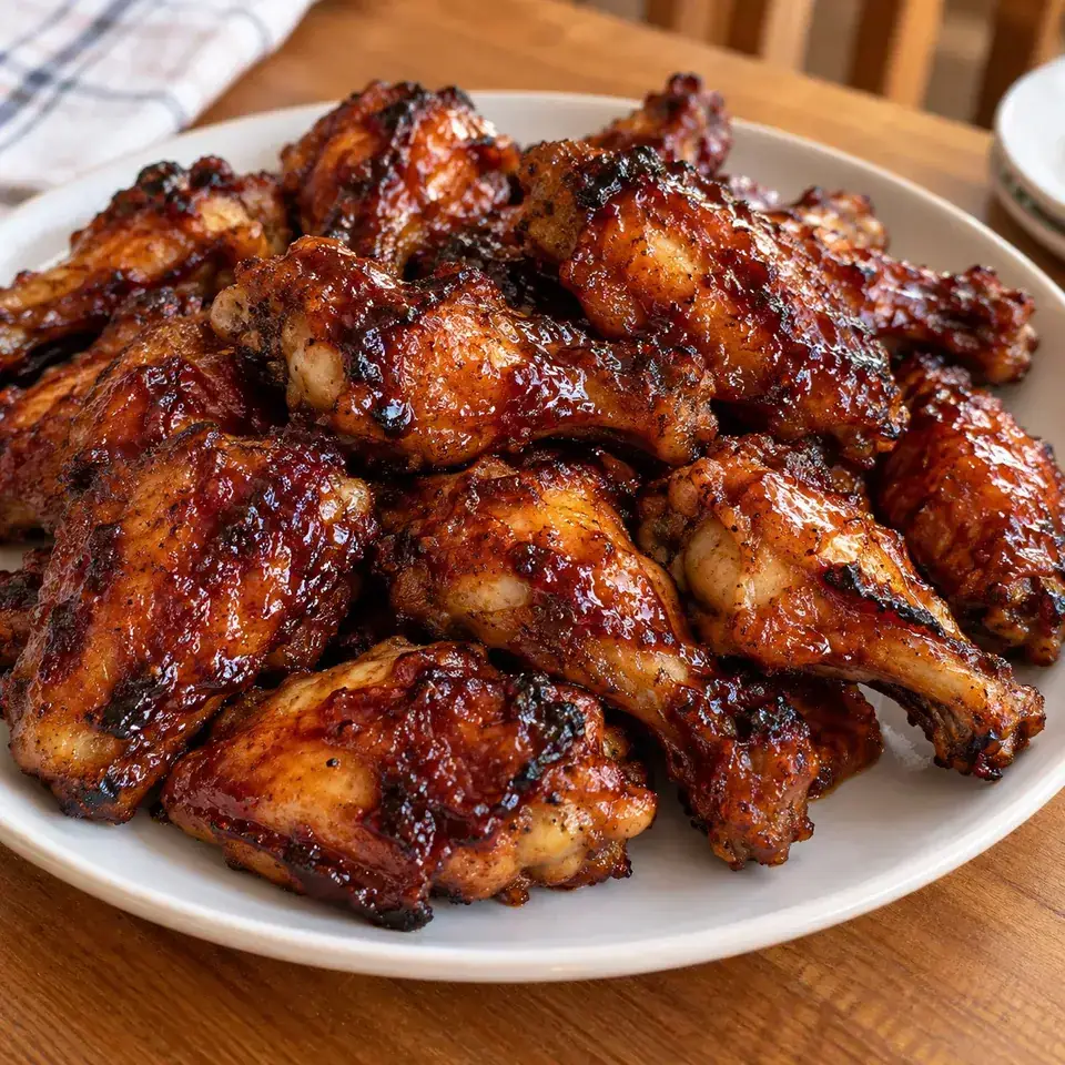 BBQ Wings — serving inspiration