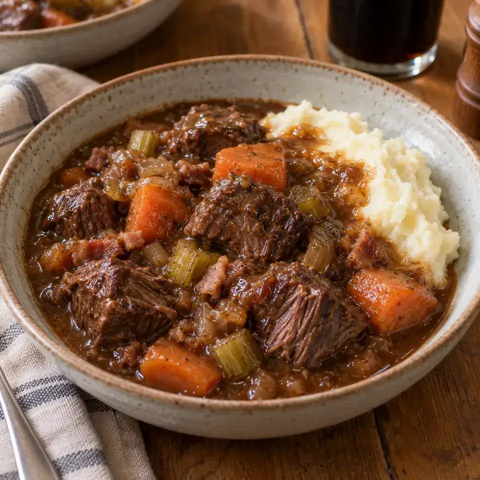Beef and Guinness Stew — serving inspiration