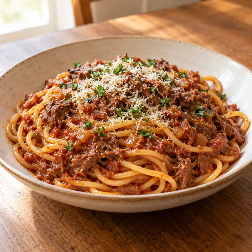 Beef Cheek Ragu Pasta — serving inspiration