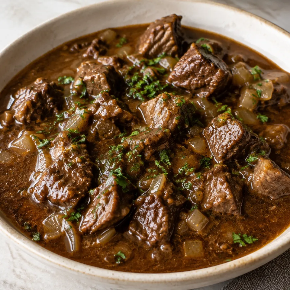 Beef Tips with Gravy — serving inspiration