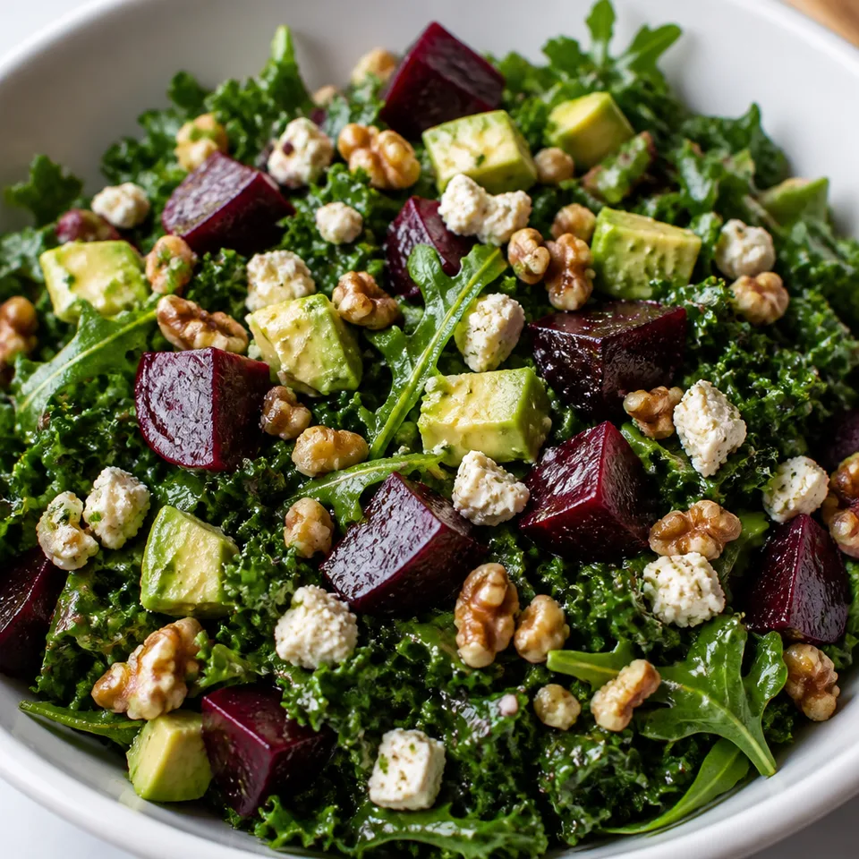 Beet "Feta" Salad — serving inspiration