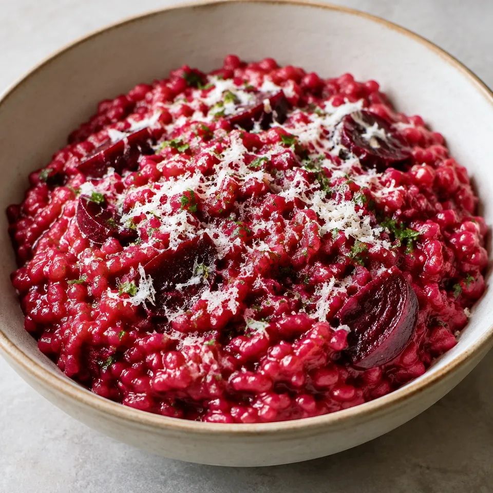 Beet Risotto — serving inspiration