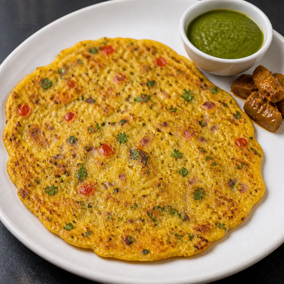Besan Chilla Recipe — serving inspiration