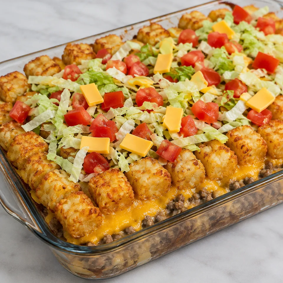 Big Mac Casserole Recipe — serving inspiration