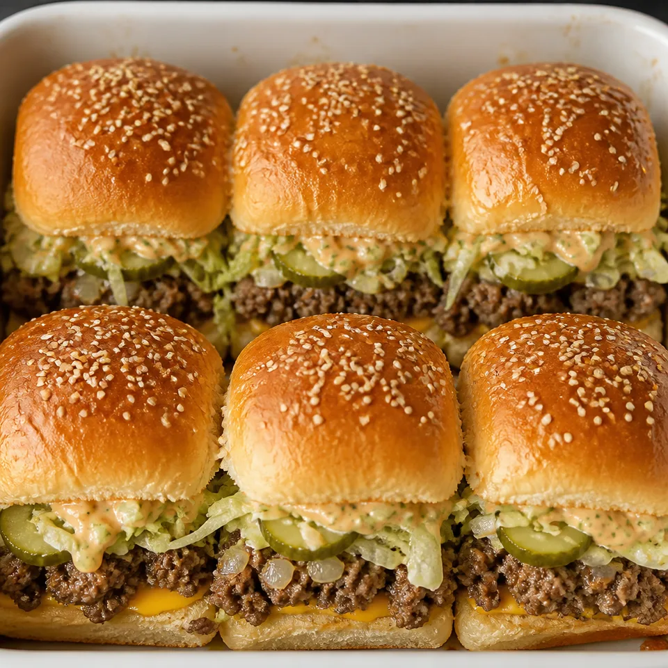 Big Mac Sliders — serving inspiration