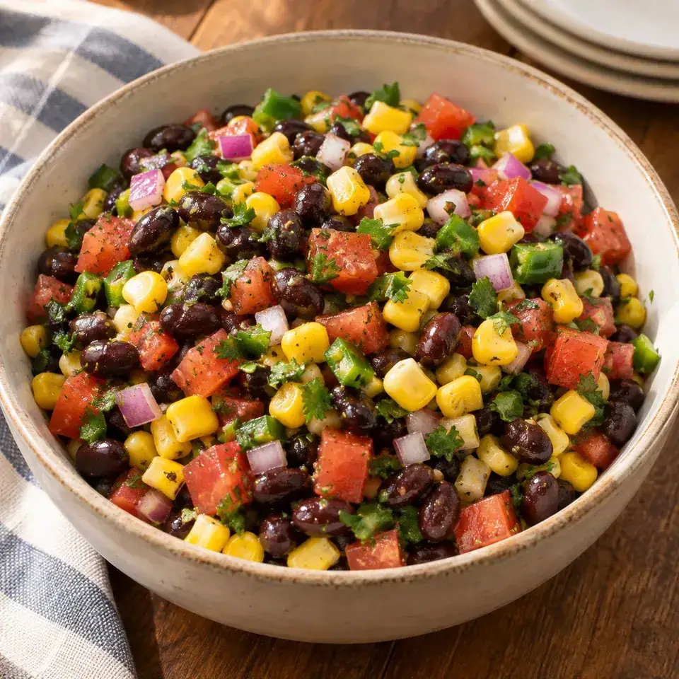 Black Bean and Corn Salsa — serving inspiration