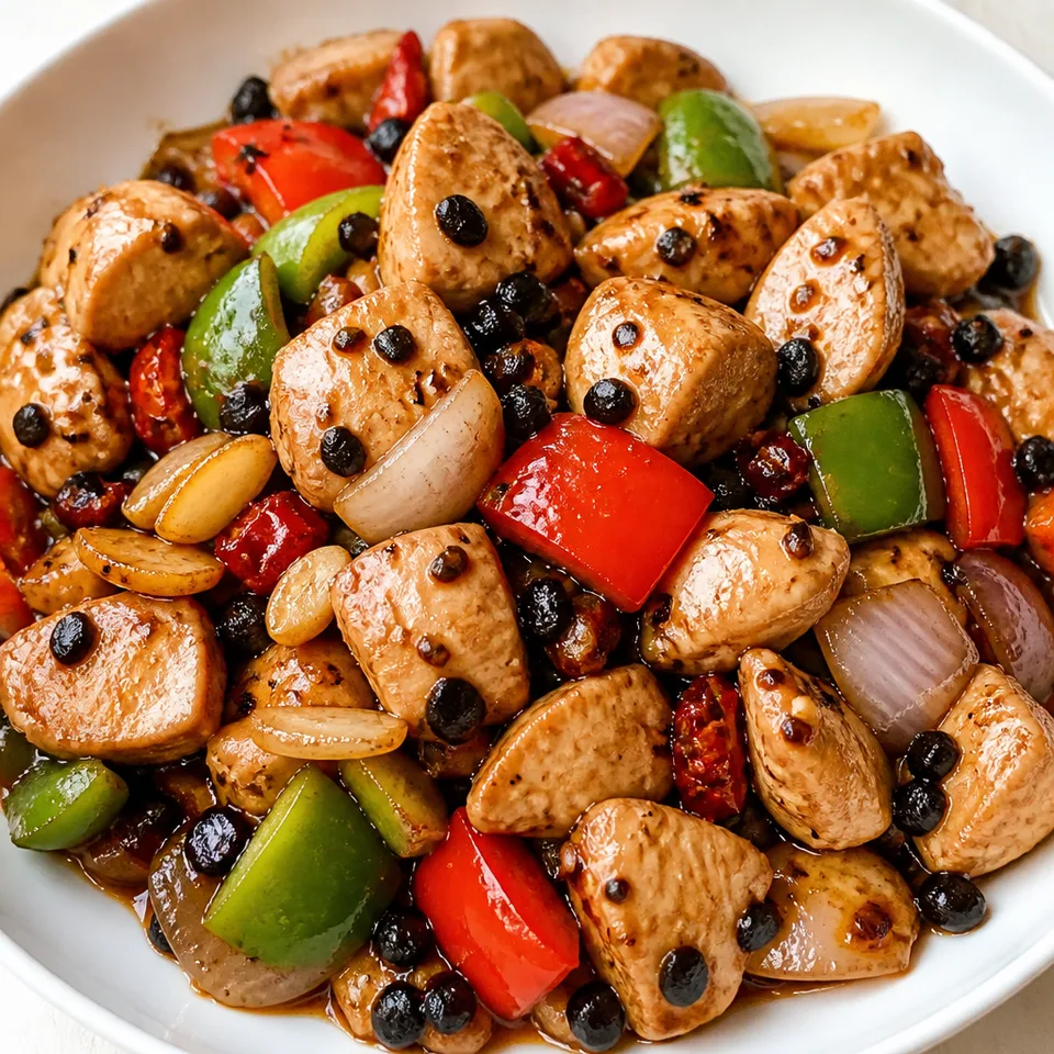 Black Bean Sauce Chicken — serving inspiration