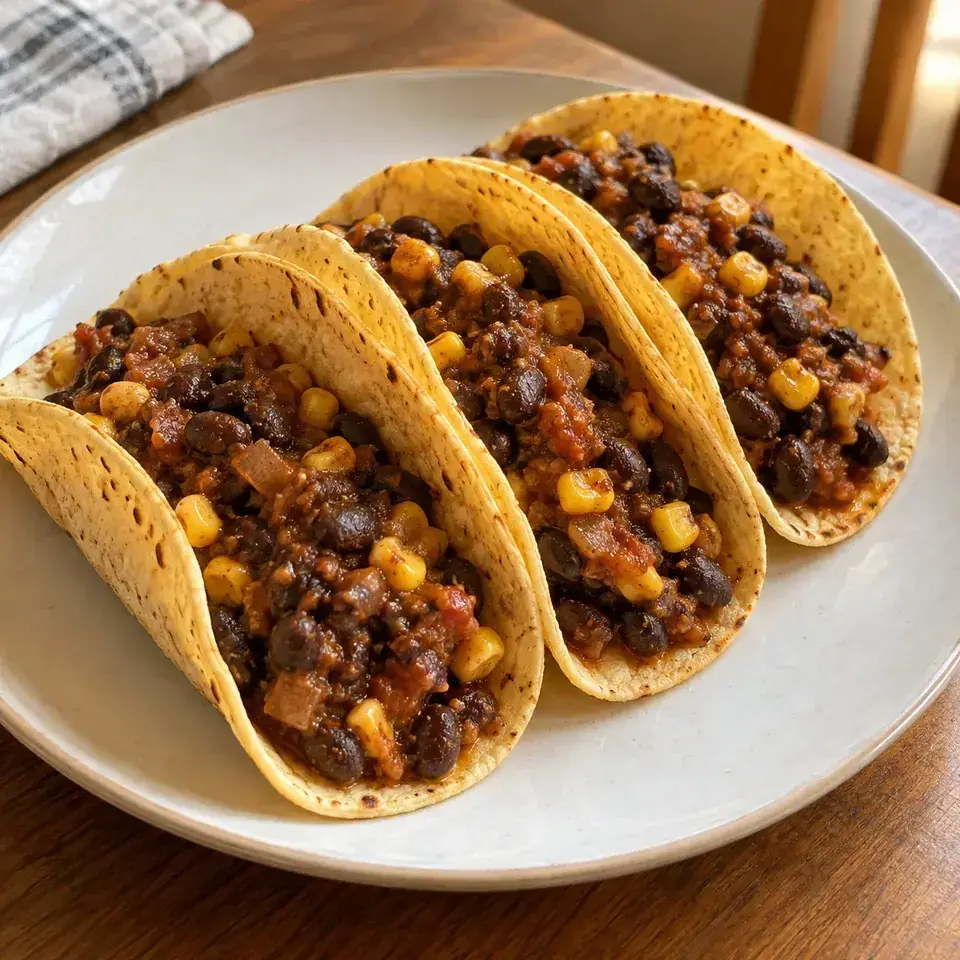 Black Bean Tacos — serving inspiration