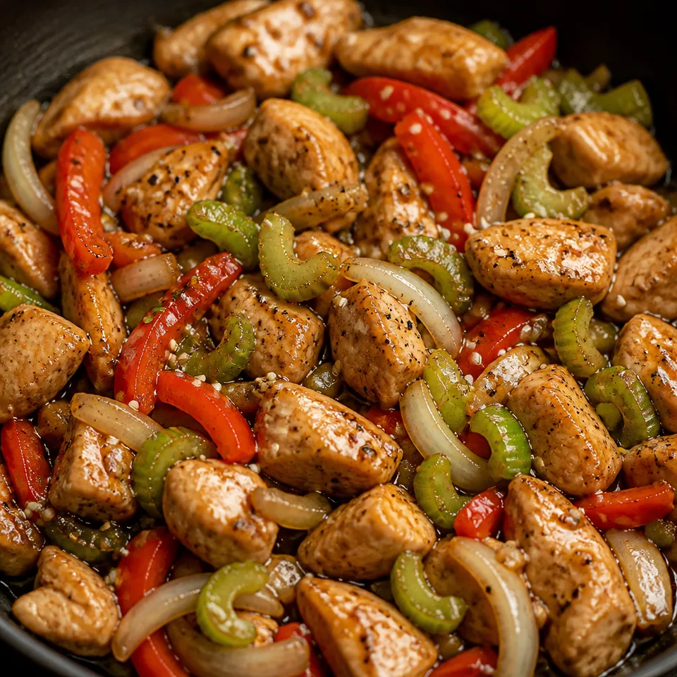 Black Pepper Chicken (Panda Express Copycat) — serving inspiration