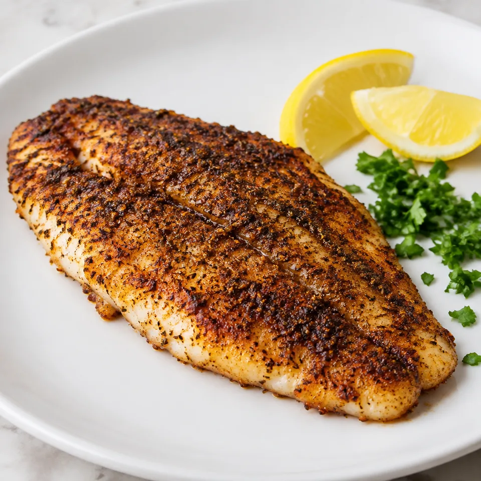 Blackened Fish Recipe — serving inspiration