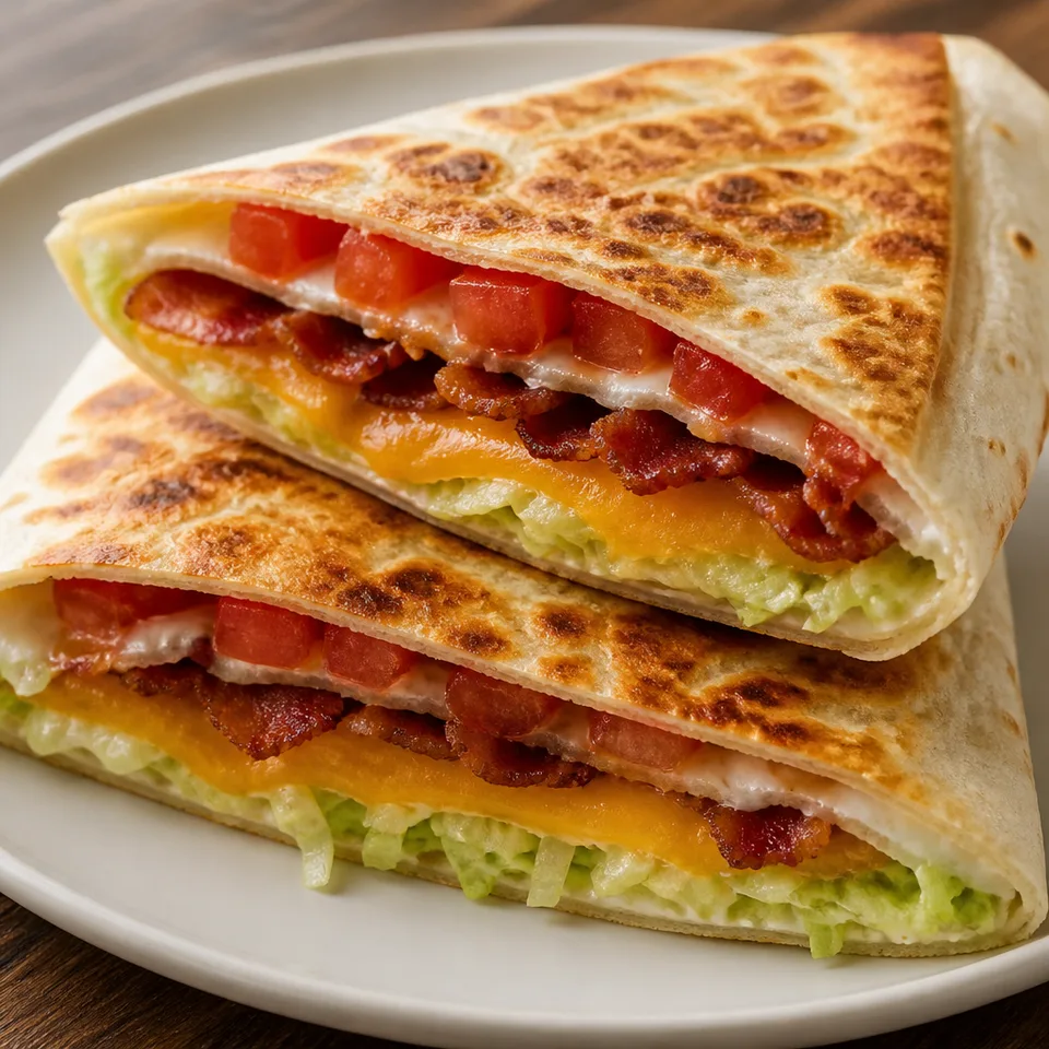 BLT Quesadillas — serving inspiration