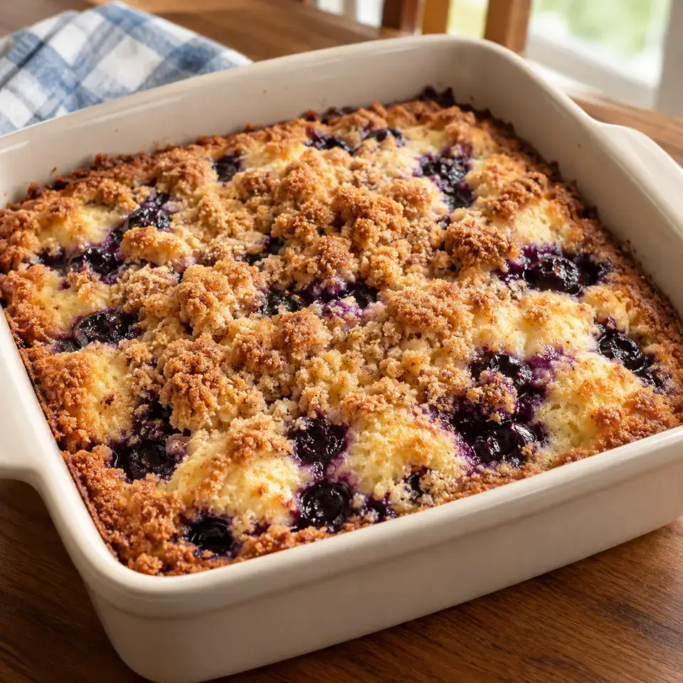 Blueberry Buckle — serving inspiration