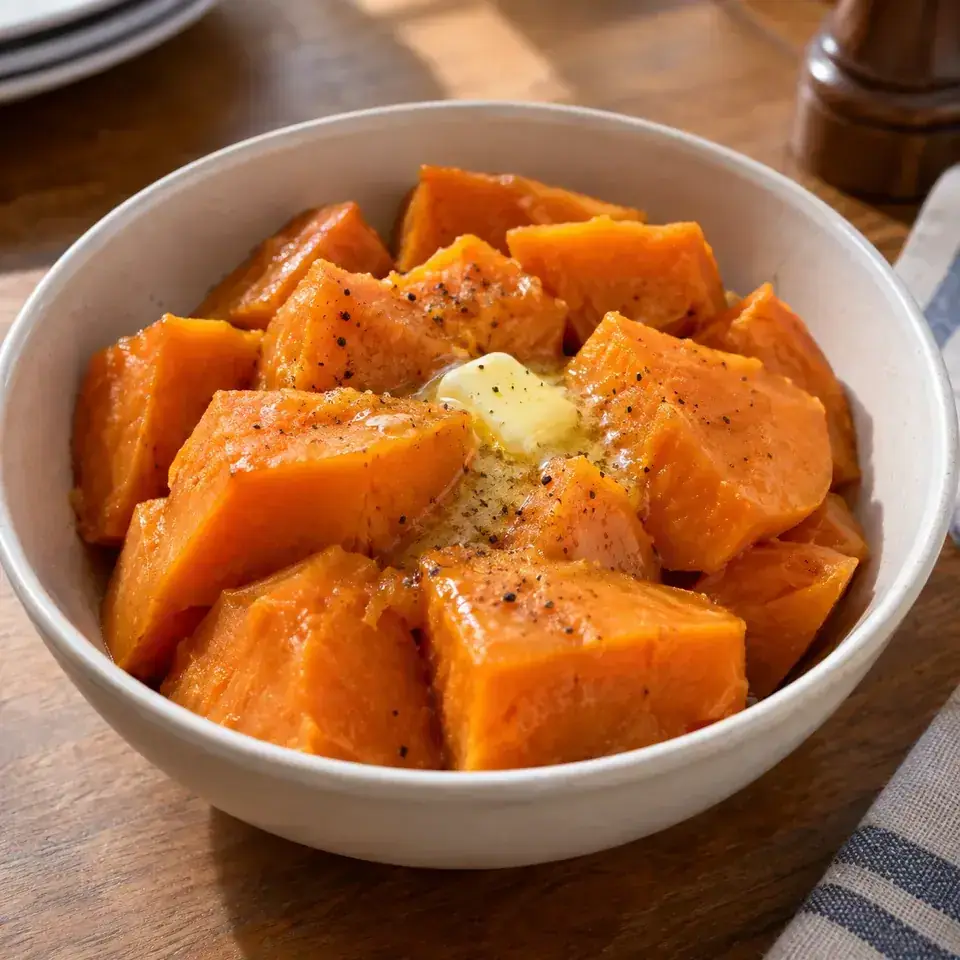Boiled Sweet Potatoes — serving inspiration