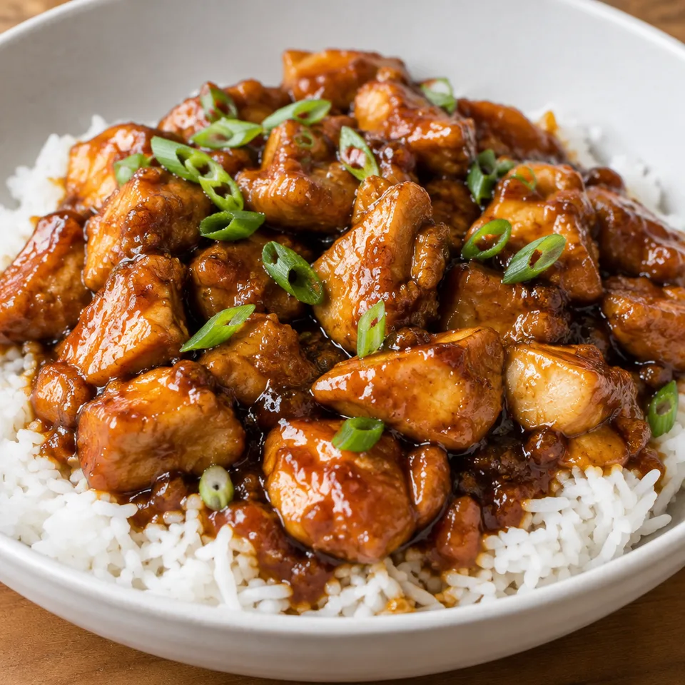 Bourbon Chicken — serving inspiration