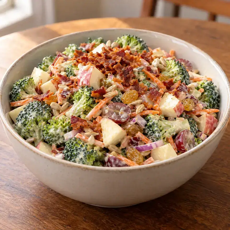 Broccoli Apple Salad — serving inspiration