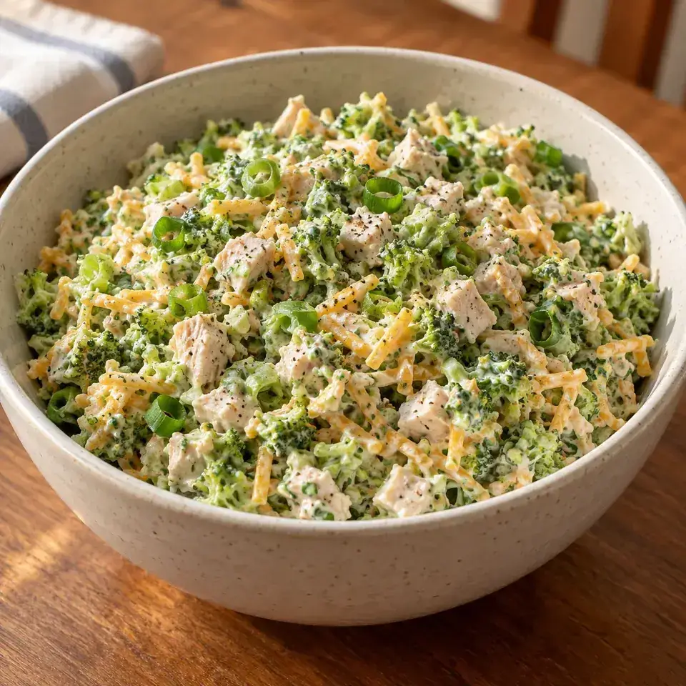 Broccoli Cheddar Chicken Salad — serving inspiration