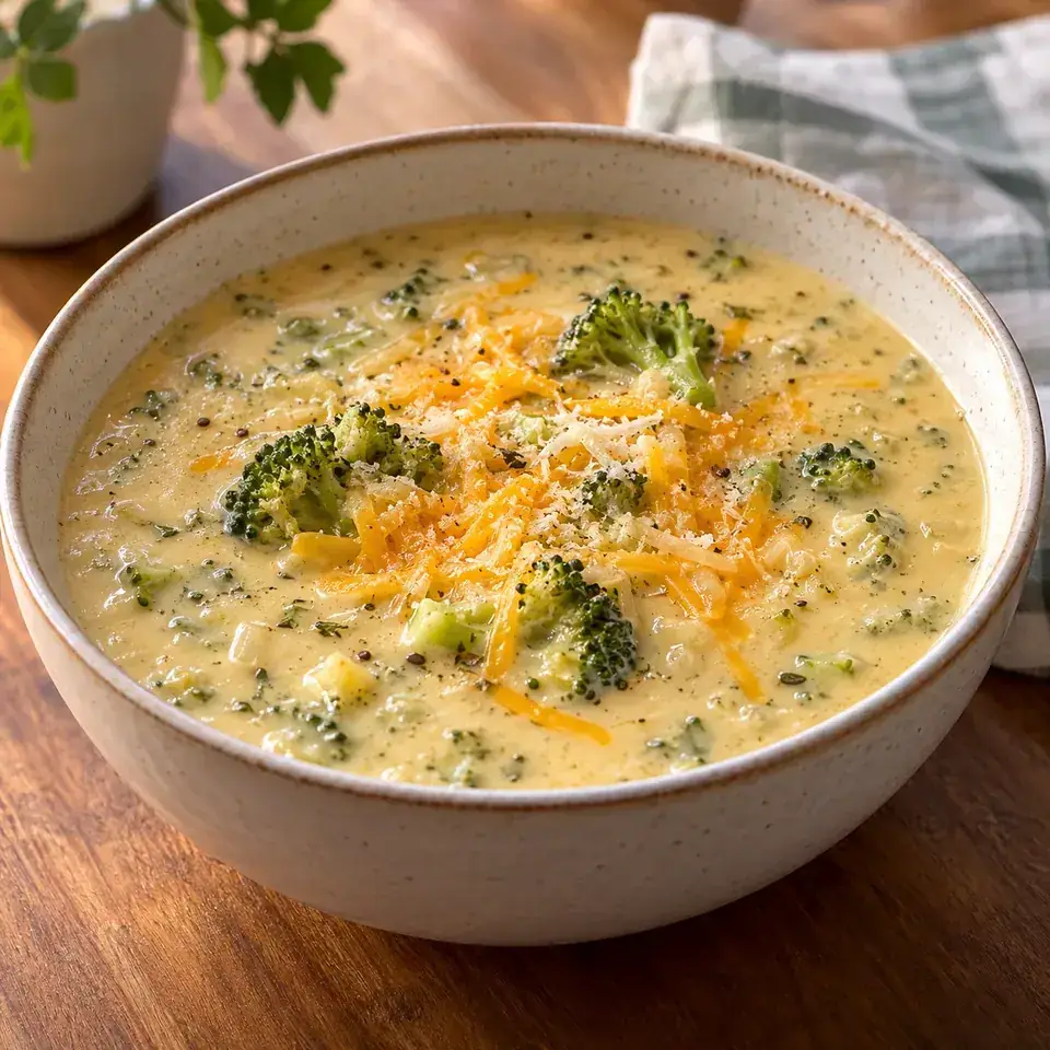 Broccoli Cheddar Soup — serving inspiration