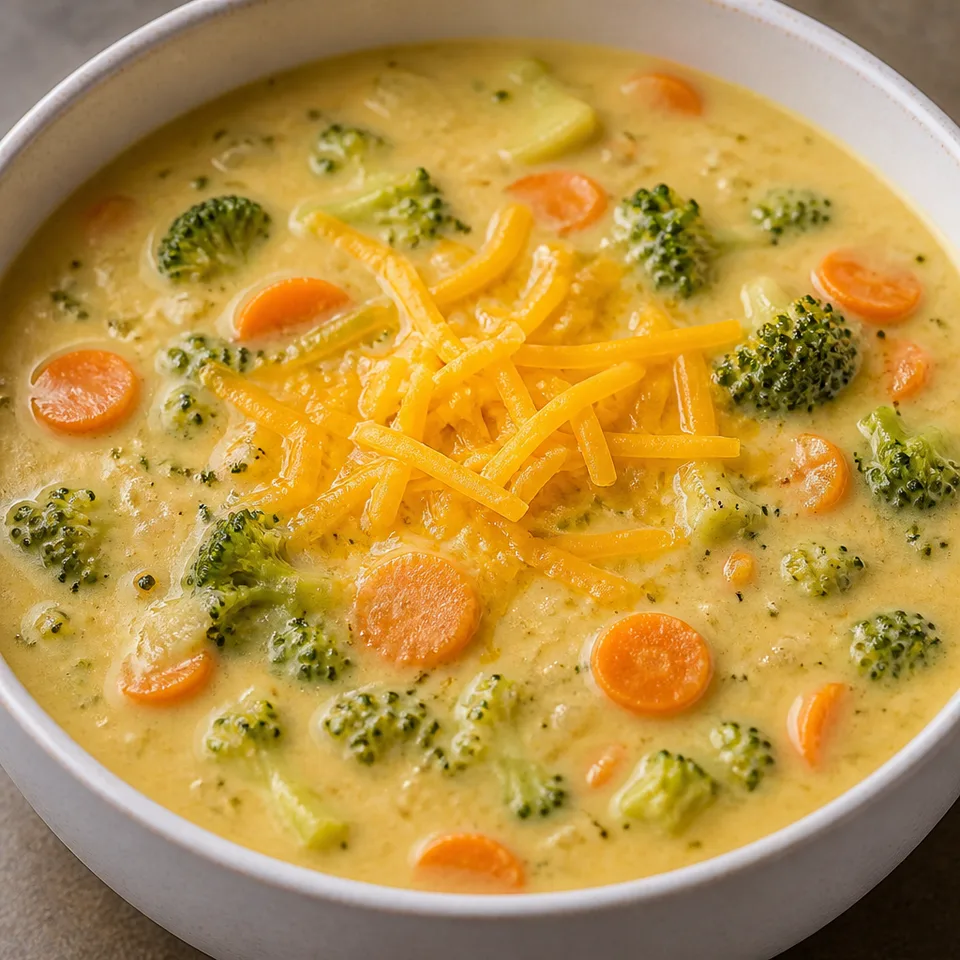 Broccoli Cheese Soup — serving inspiration