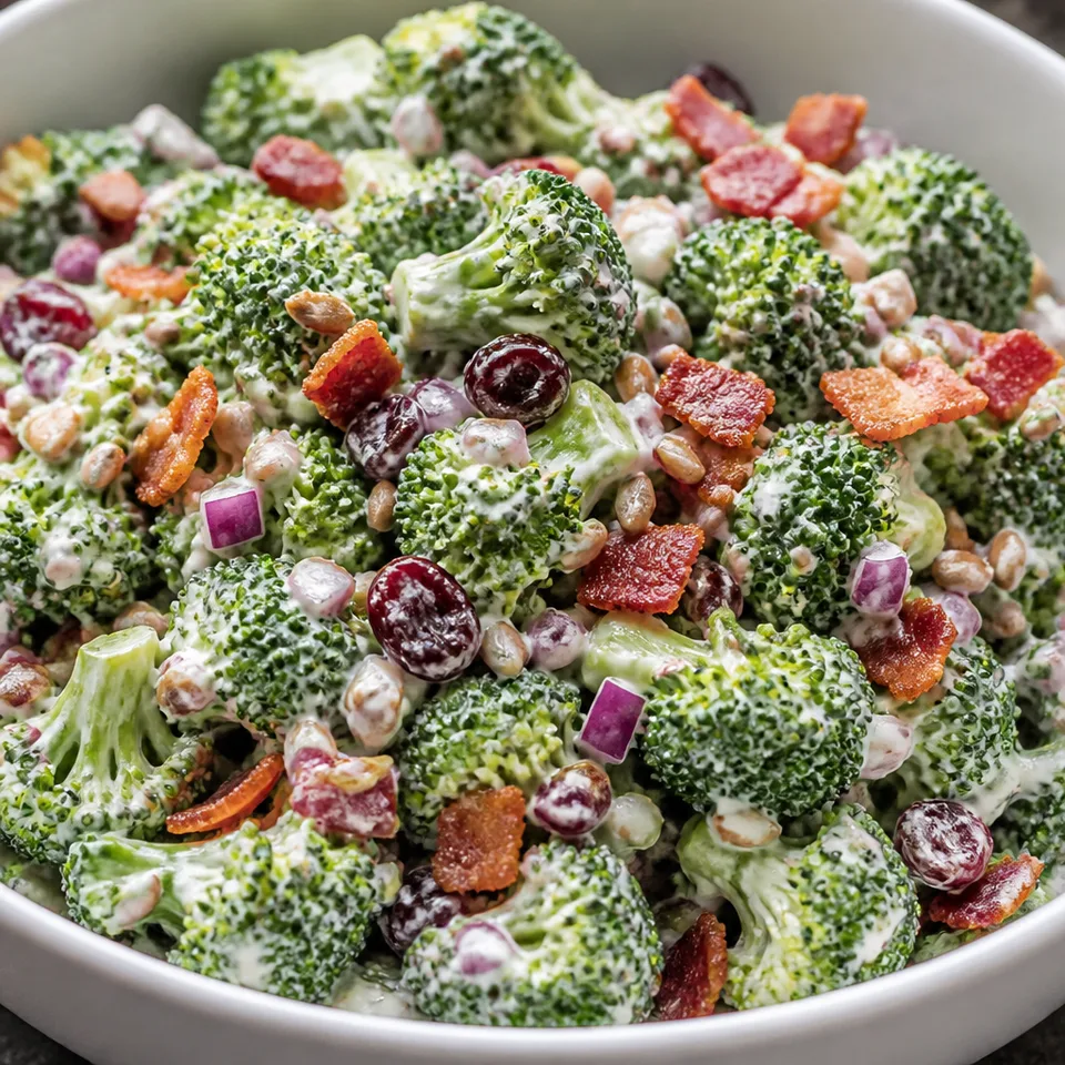 Broccoli Salad with Bacon — serving inspiration
