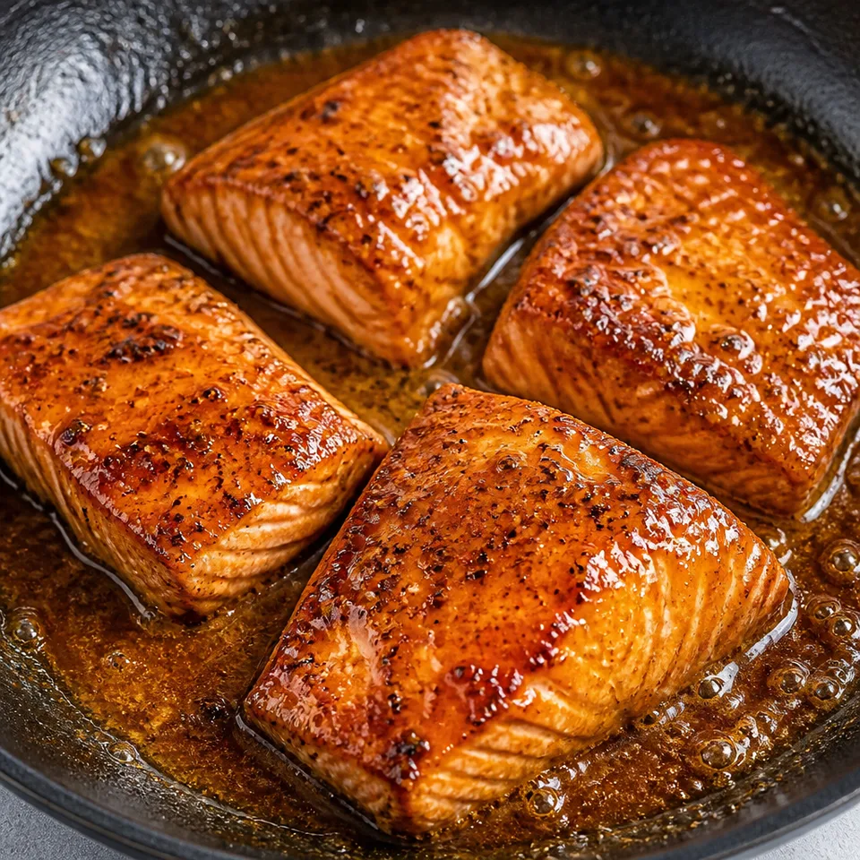 Brown Sugar Glazed Salmon — serving inspiration