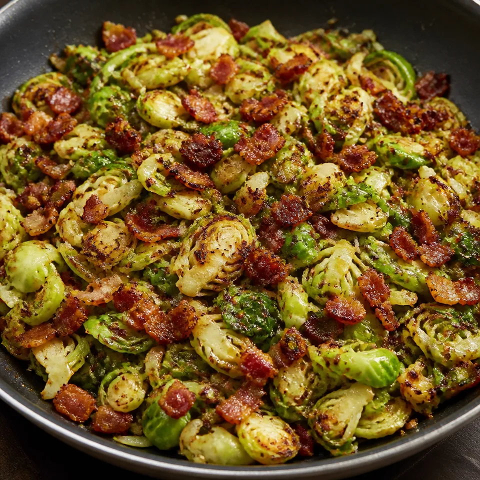 Brussels Sprouts with Bacon — serving inspiration