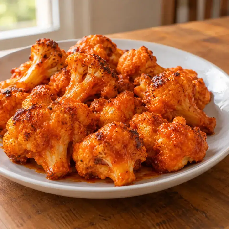 Buffalo Cauliflower Wings Recipe — serving inspiration