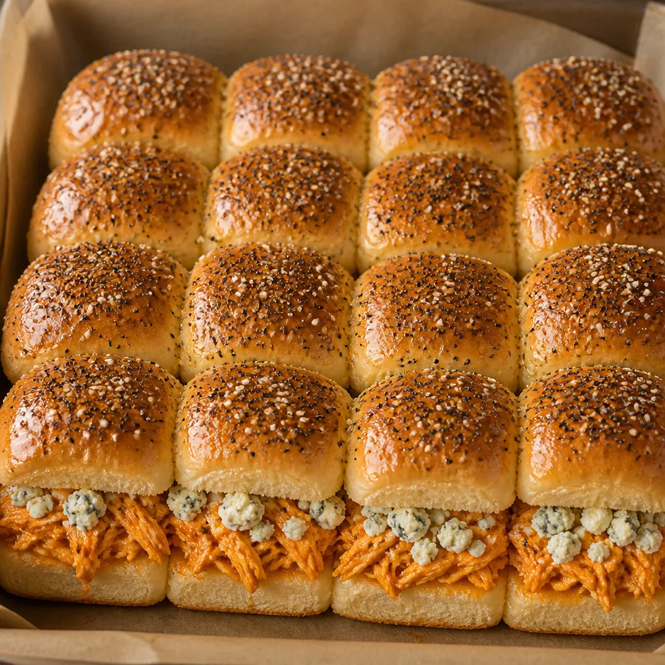 Buffalo Chicken Sliders — serving inspiration