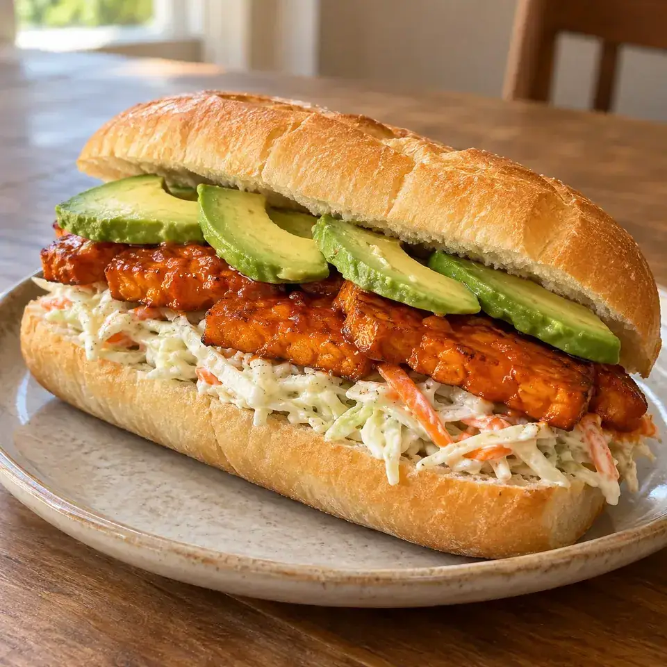 Buffalo Tempeh Sandwiches — serving inspiration