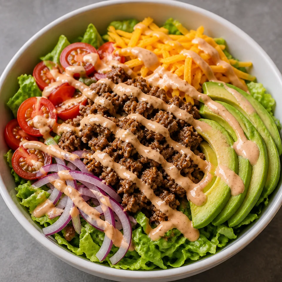 Burger Bowl (Easy 20-Minute Recipe) — serving inspiration