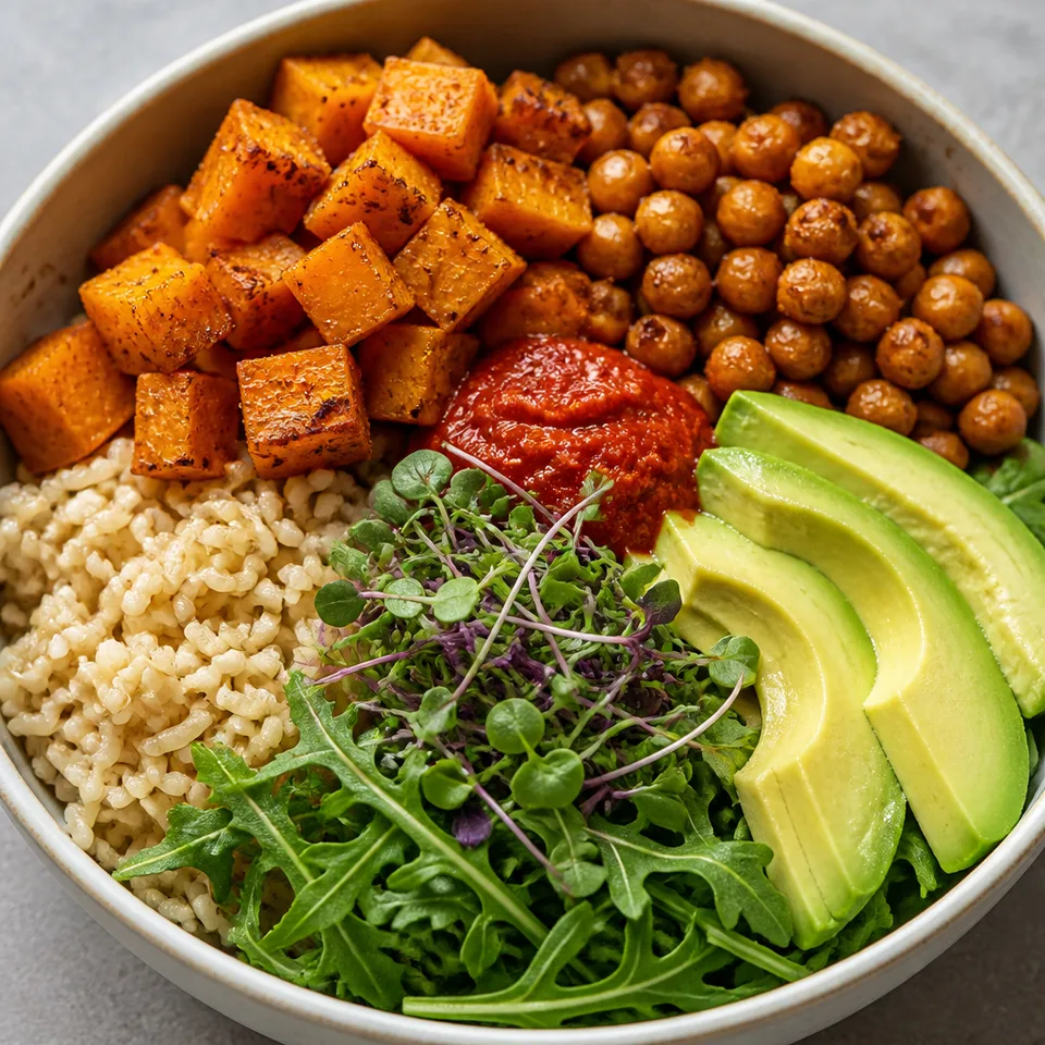 Butternut Squash Buddha Bowls — serving inspiration