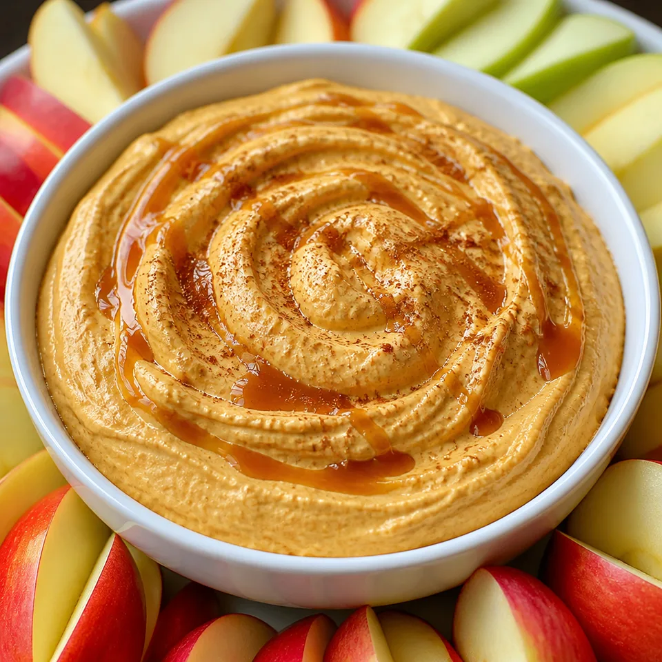Butterscotch Caramel Pumpkin Dip — serving inspiration