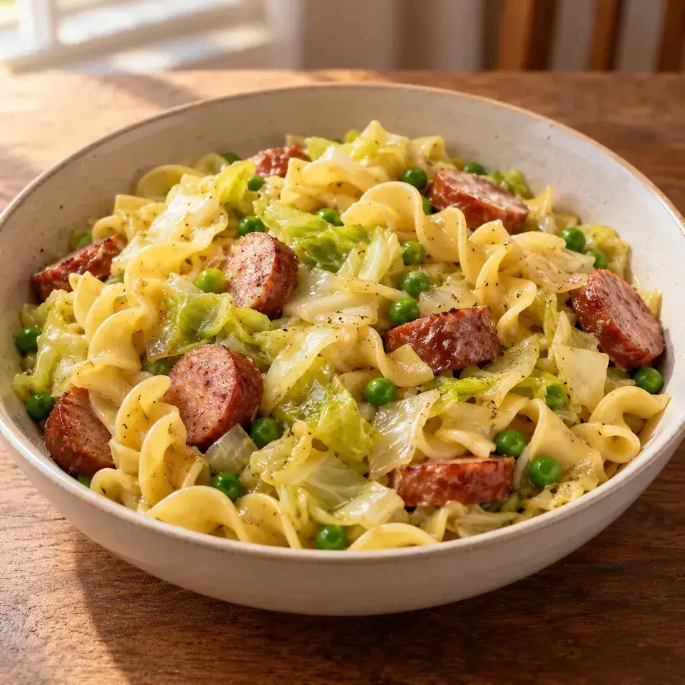 Cabbage and Noodles — serving inspiration