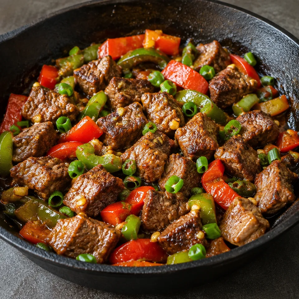 Cajun Butter Steak Skillet — serving inspiration