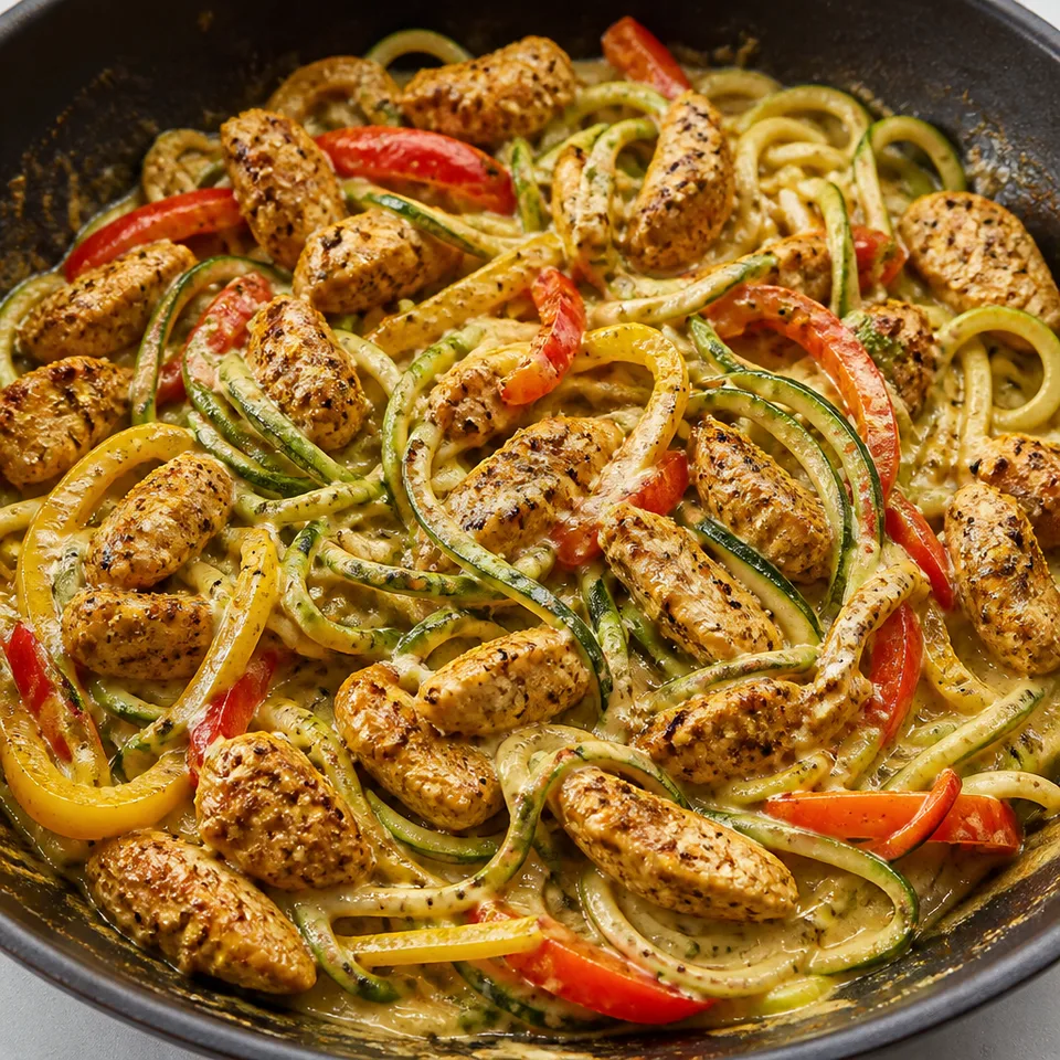 Cajun Chicken Pasta (Zoodles) — serving inspiration