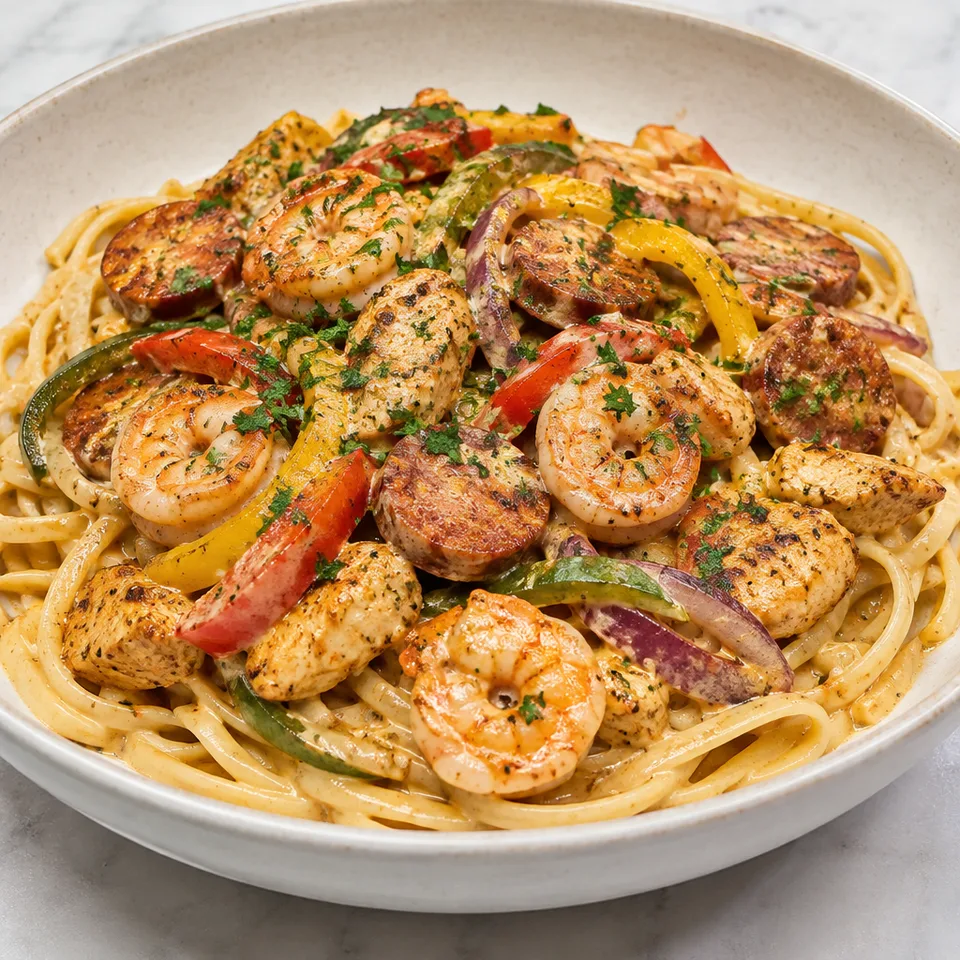 Cajun Jambalaya Pasta — serving inspiration