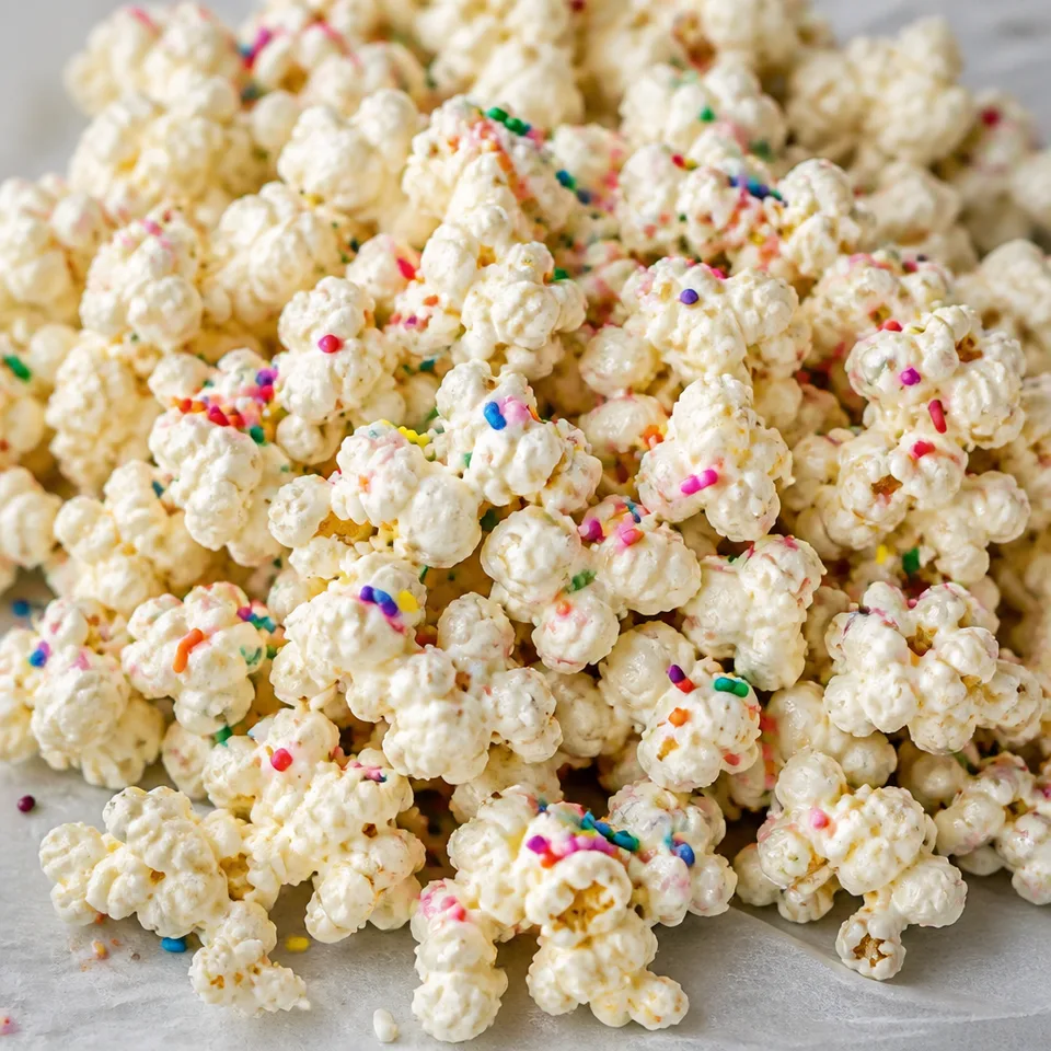 Cake Batter Popcorn — serving inspiration