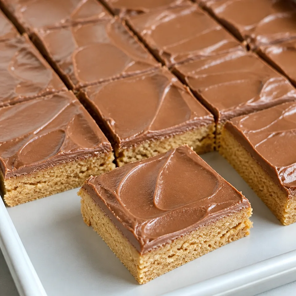 Cake Mix Peanut Butter Bars Recipe — serving inspiration