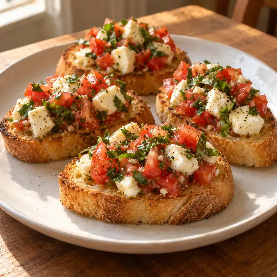 Caprese Bruschetta — serving inspiration