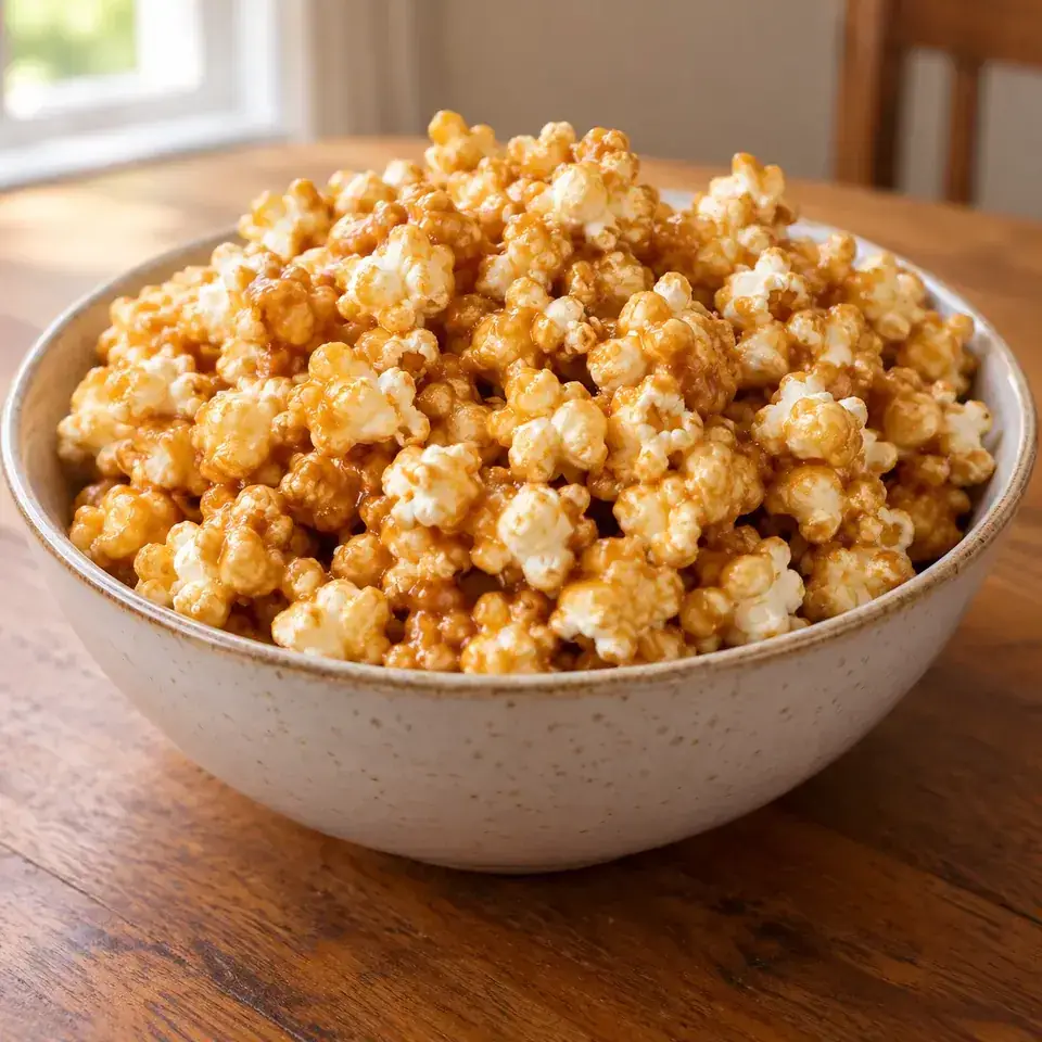 Caramel Marshmallow Popcorn — serving inspiration