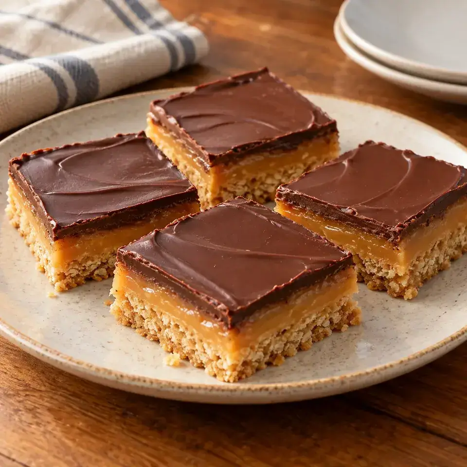 Caramel Slice — serving inspiration