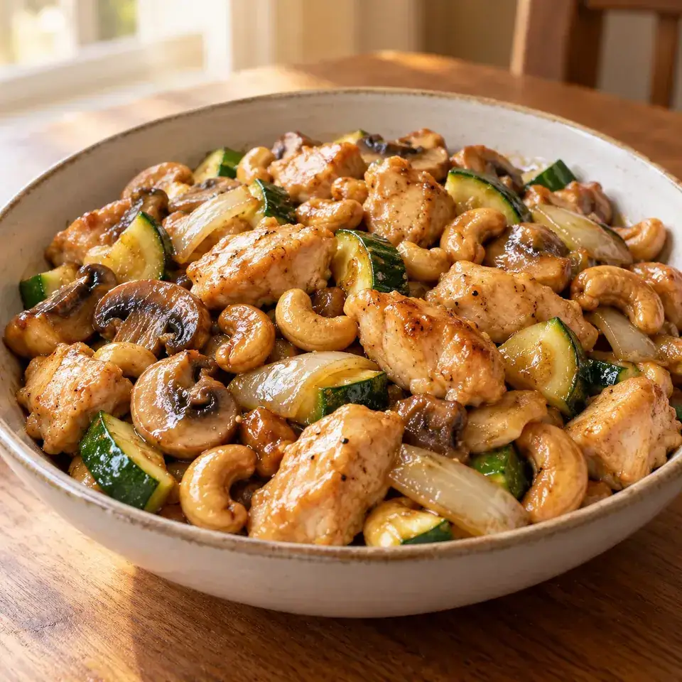 Cashew Chicken Stir Fry — serving inspiration