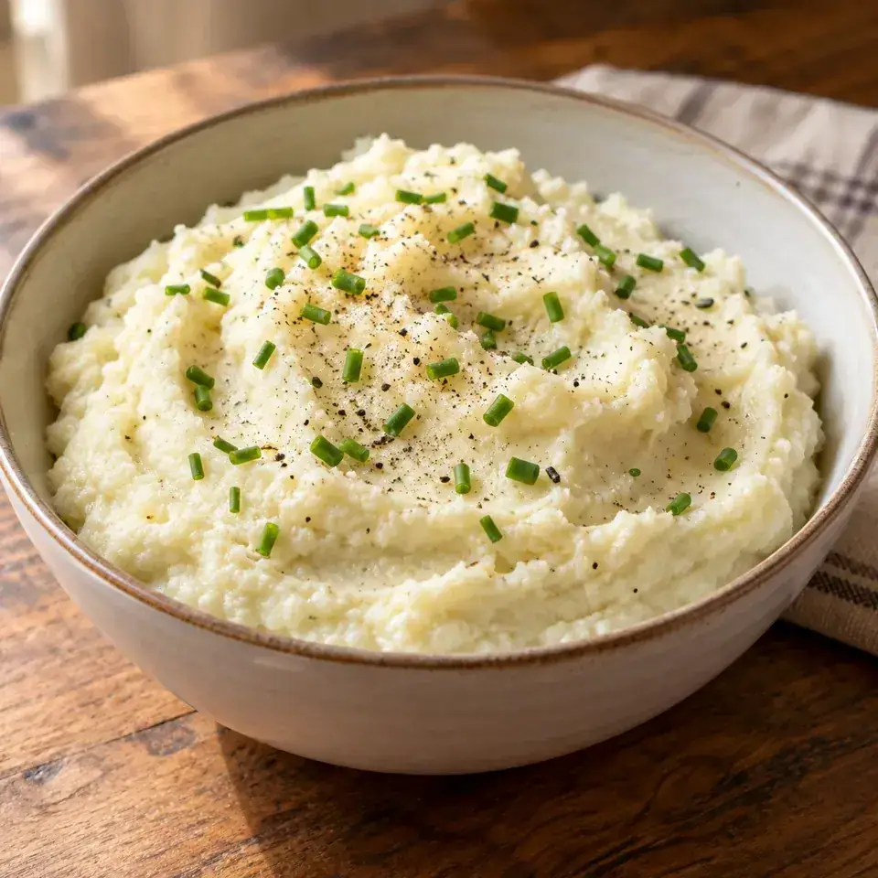 Cauliflower Mashed "Potatoes" — serving inspiration