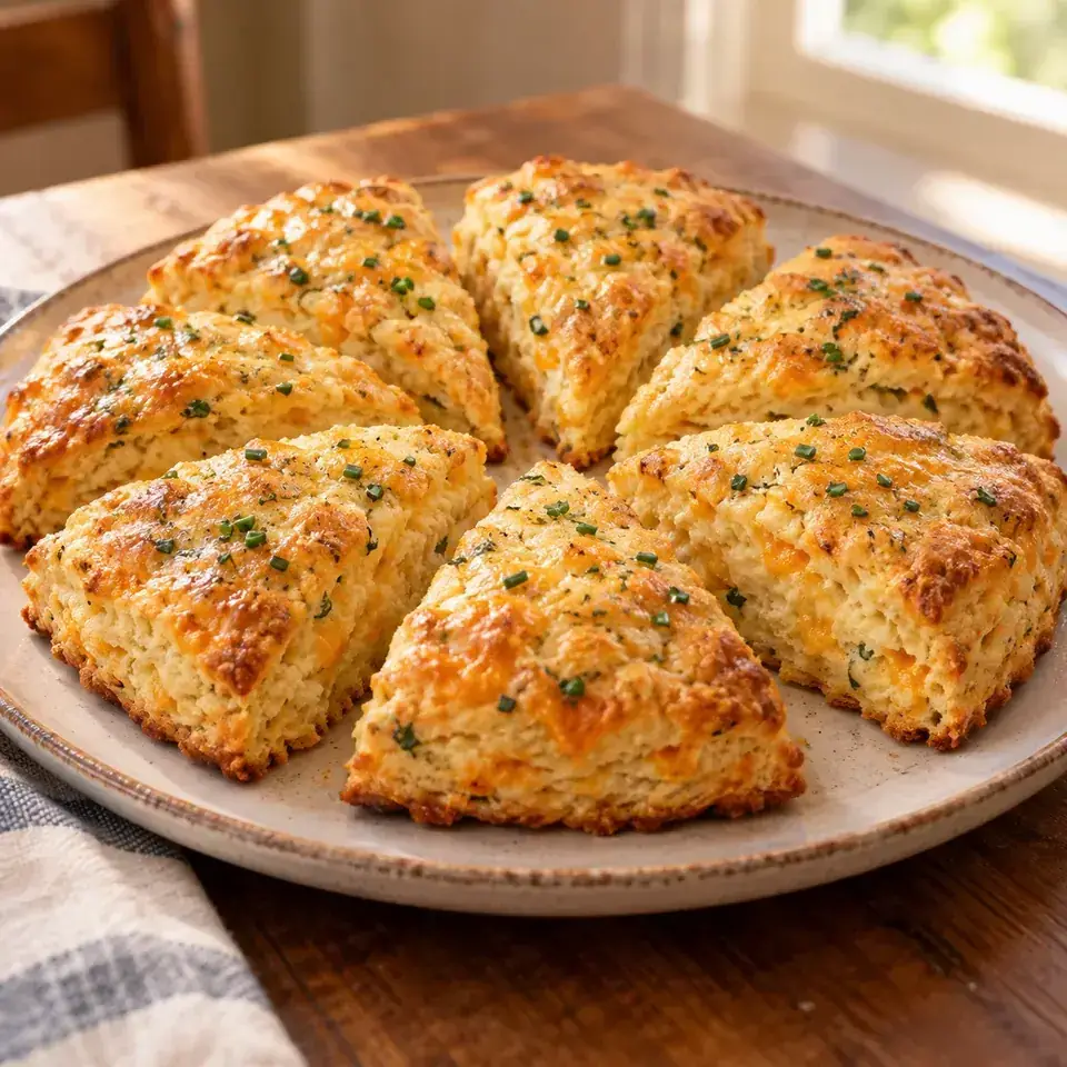 Cheddar Cheese Scones — serving inspiration